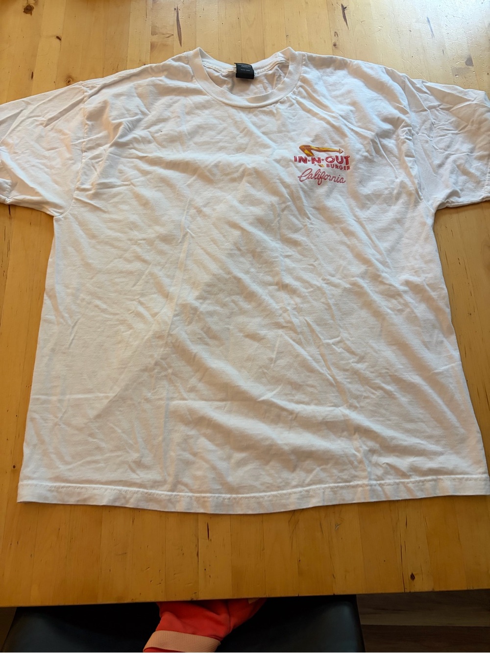 Vtg Hanes Beefy T Logo White Men's T-Shirt